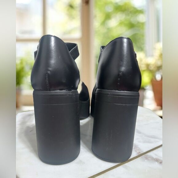 🔥 FREE PEOPLE Gwen Mary Jane Platforms Heels Size 39 US 8.5 - Picture 10 of 15